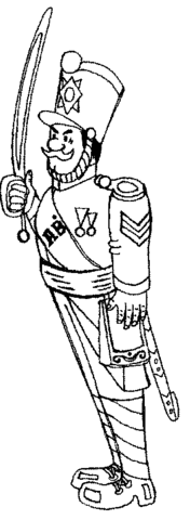 Tin Soldier Coloring Page